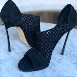 Casadei Asymmetric Mesh Sandal